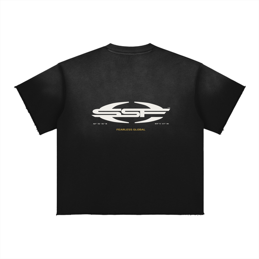 Sun Fade Raw Edge T-Shirt