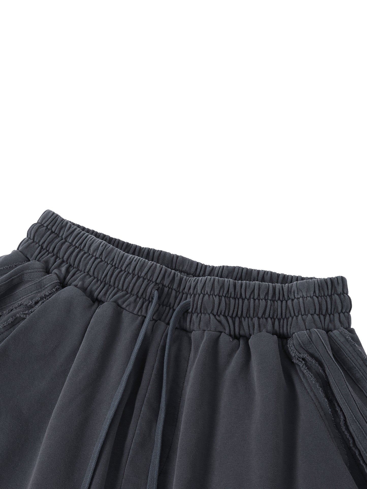 Unisex Vintage Wash Raw Edge Shorts